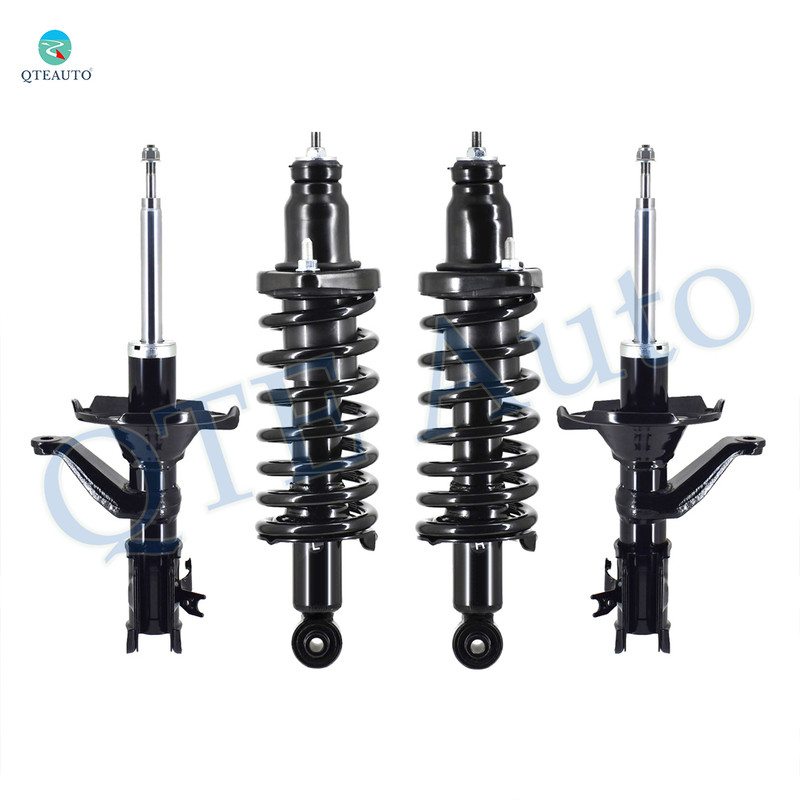 Set 4 Front Strut-Rear Quick Complete Strut-Coil Spring For 2002-2004 Acura RSX