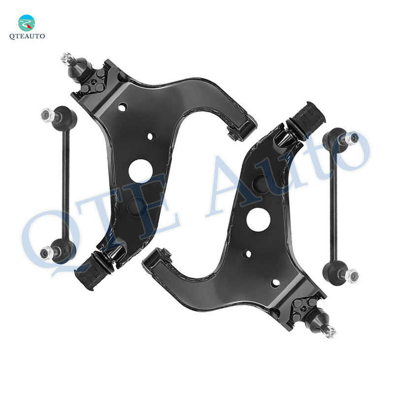 Set of 4 Front Lower Control Arm-Sway Bar Link For 1997-2003 Infiniti QX4