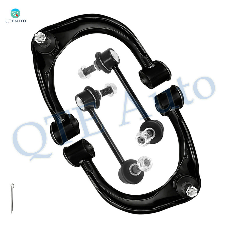 Set of 4 Front Upper Control Arm Ball Joint-Sway Bar Link For 2007-2014 Toyota FJ Cruiser
