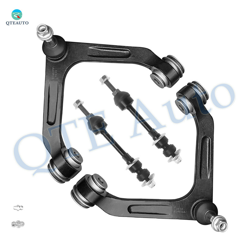 Set of 4 Front Upper Control Arm Ball Joint-Sway Bar Link For 2006 Dodge RAM 1500