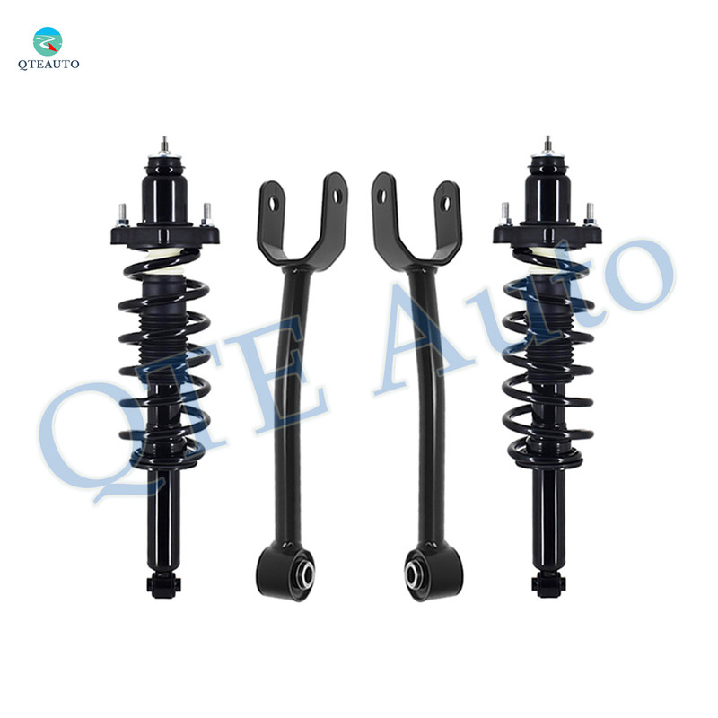 Set of 4 Rear Upper Control Arm-Quick Complete Strut-Coil Spring Assembly For 2011-2014 Chrysler 200
