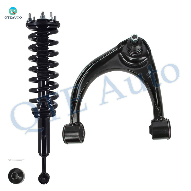 Front Left Upper Control Arm Ball Joint-Quick Complete Strut-Coil Spring Assembly For 2007-2019 Toyota Tundra Monotube Performance Upgrade
