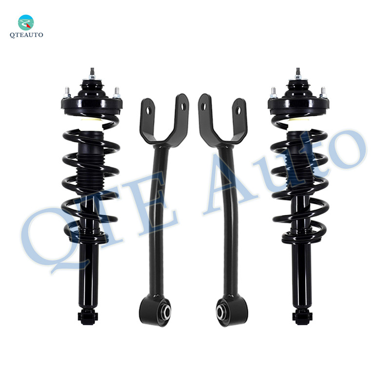 Set of 4 Rear Upper Control Arm-Quick Complete Strut-Coil Spring Assembly For 2011-2018 Dodge Journey