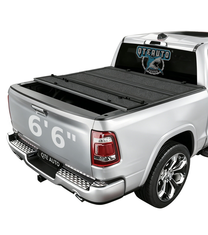 PM Auto Quad Folding Bed Cover Compatible With GMC Sierra 1500 (2019-2026)
