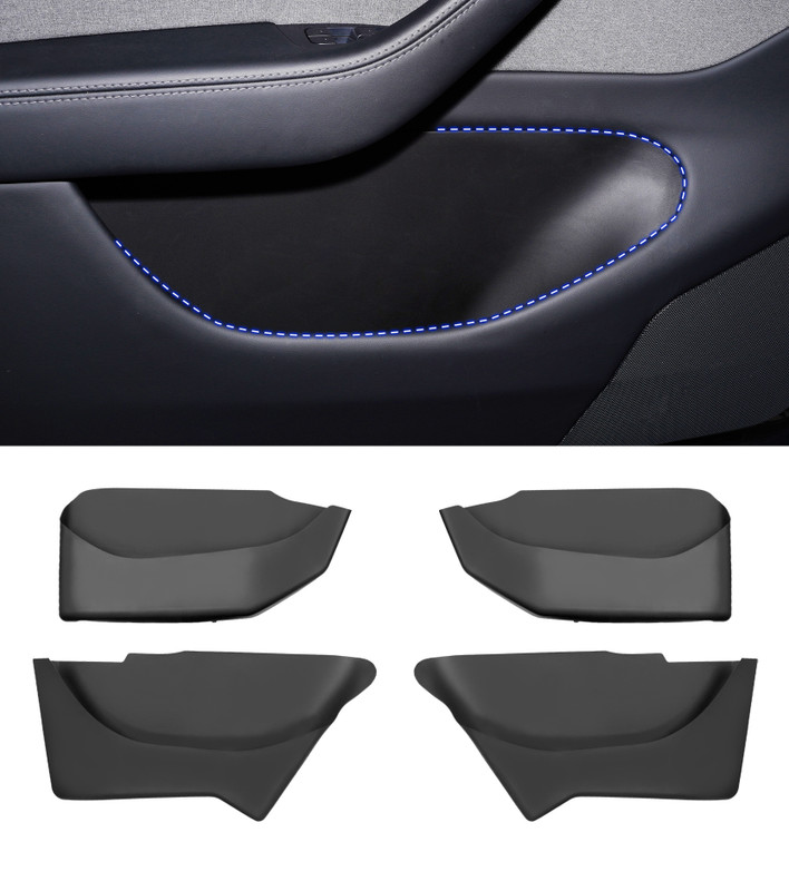 Door Side Storage Box for Tesla Model Y Juniper Accessories, 4PCS