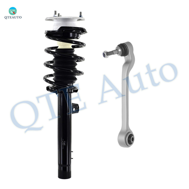 Front Right Lower Rearward Control Arm Ball Joint-Quick Complete Strut-Coil Spring Assembly For 2012 2013 BMW 328I w/ Sport Suspension