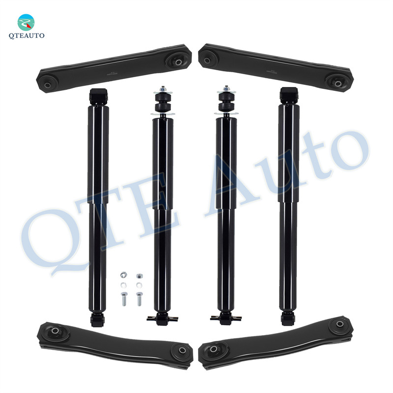 Set of 8 Front-Rear Lower Control Arm-Shock Absorber For 1999-2004 Jeep Grand Cherokee