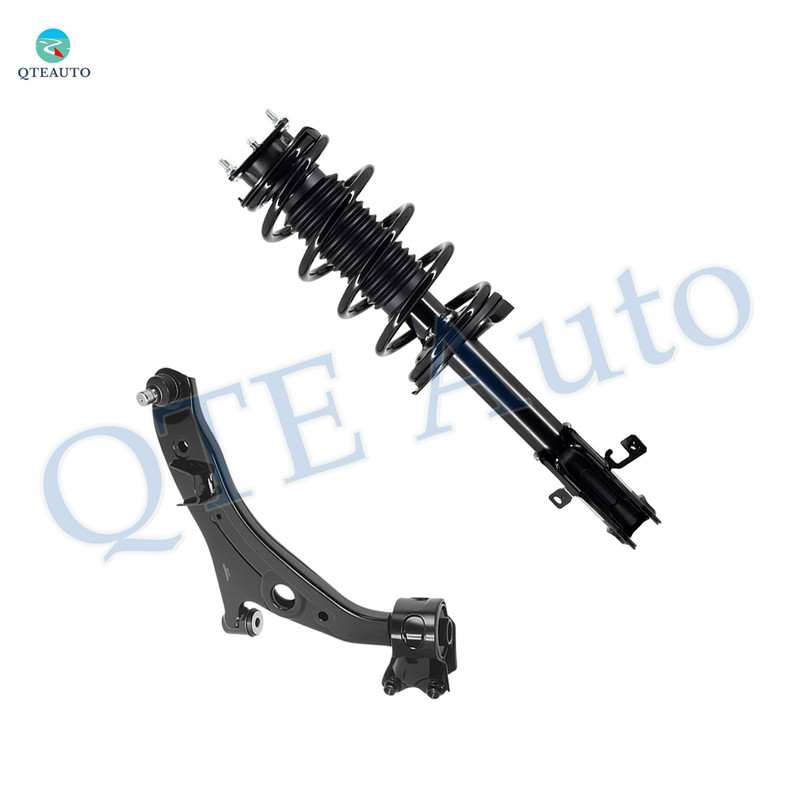 Front Right Lower Control Arm Ball Joint-Quick Complete Strut-Coil Spring Assembly For 2012-2014 Ford Edge