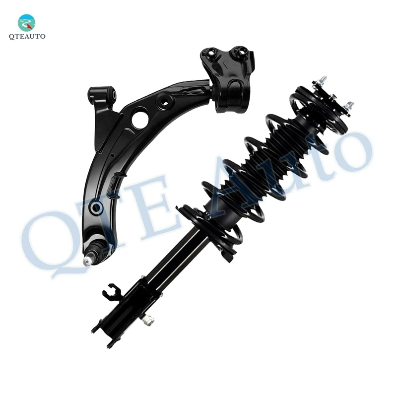 Front Left Lower Control Arm Ball Joint-Quick Complete Strut-Coil Spring Assembly For 2010-2012 Mazda CX-7