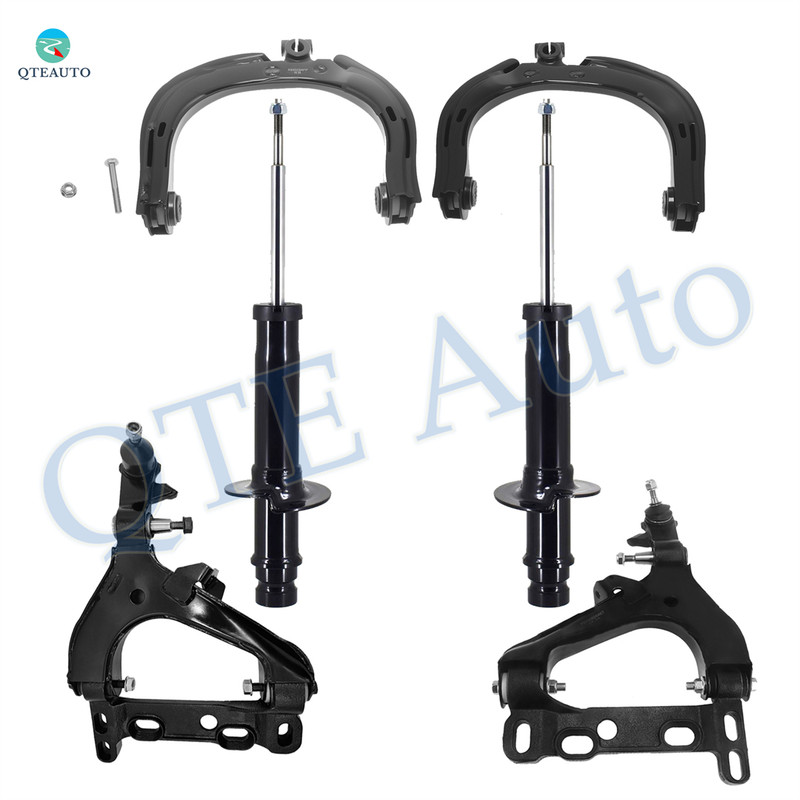 Set of 6 Front Upper Control Arm-Lower Control Arm Ball Joint-Suspension Strut Assembly For 2004-2007 GMC Envoy