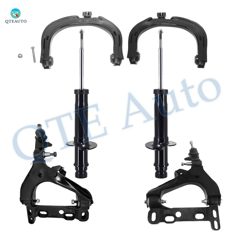Set of 6 Front Upper Control Arm-Lower Control Arm Ball Joint-Suspension Strut Assembly For 2004 Oldsmobile Bravada