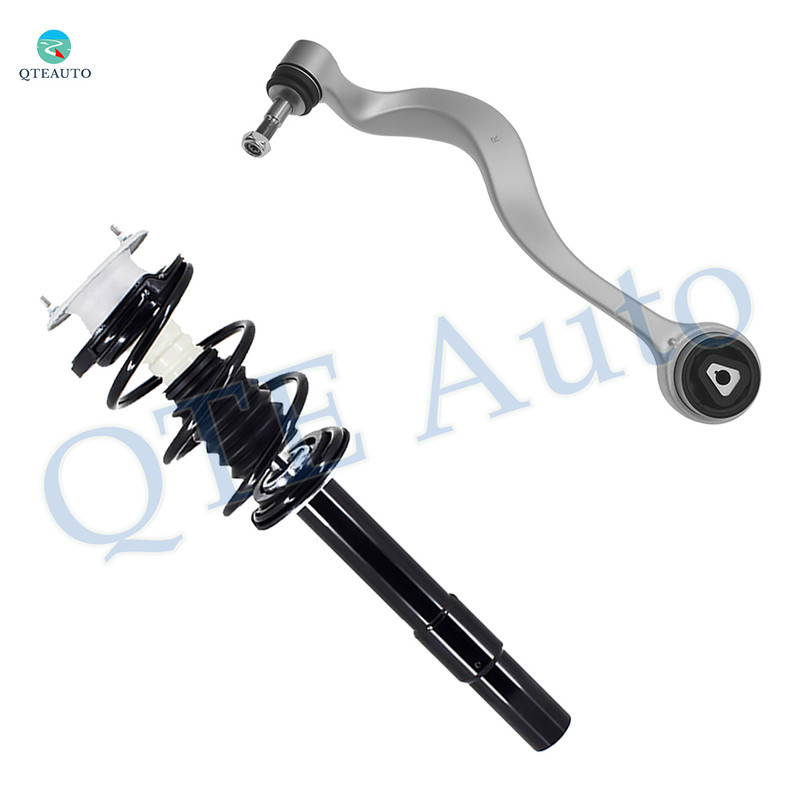 Front Right Lower Forward Control Arm Ball Joint-Quick Complete Strut-Coil Spring Assembly For 2004-2007 BMW 530I