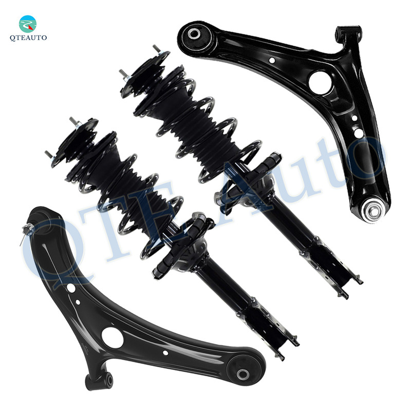 Set of 4 Front Lower Control Arm Ball Joint-Quick Complete Strut-Coil Spring Assembly For 2004-2006 Scion XB