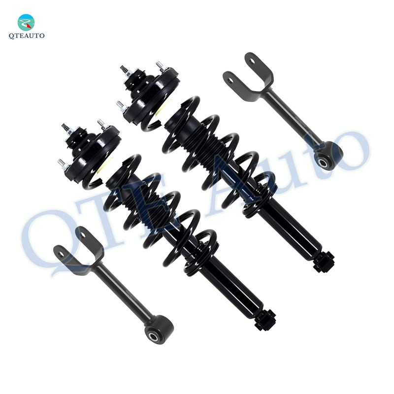 Set of 4 Rear Lower Forward Control Arm-Quick Complete Strut-Coil Spring Assembly For 2011-2018 Dodge Journey AWD