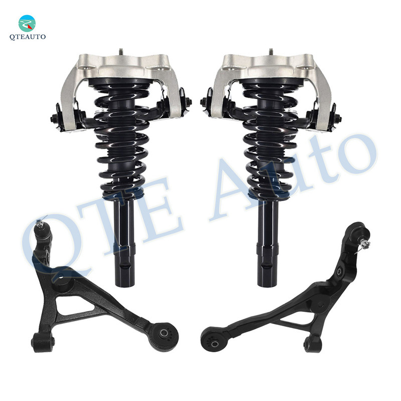 Set of 4 Front Lower Control Arm Ball Joint-Quick Complete Strut-Coil Spring Assembly For 1999-2006 Dodge Stratus