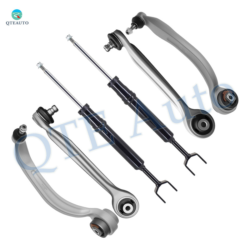 Set of 6 Front Lower Rearward-Upper Forward Control Arm Ball Joint-Suspension Strut Assembly For 1999-2004 Audi A6 Quattro