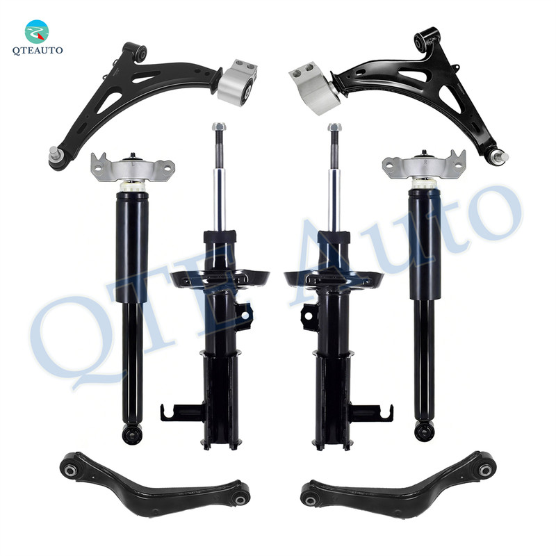 Set of 8 Front Lower Control Arm Ball Joint-Suspension Strut Assembly-Rear Upper Control Arm-Complete Shock Absorber Kit For 2014-2018 Chevrolet Impala