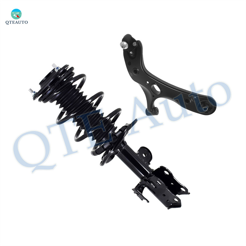 Front Right Lower Control Arm Ball Joint-Quick Complete Strut-Coil Spring Assembly For 2010 2011 Toyota Prius