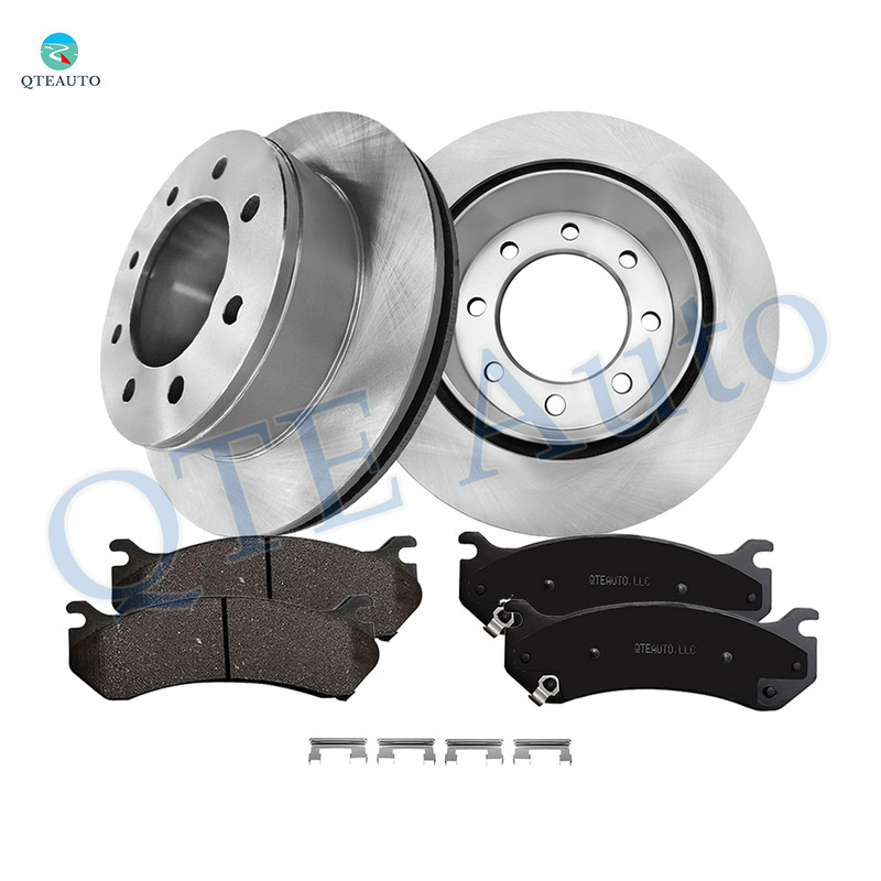 Set of 6 Rear 330mm Brake Disc Rotors-Ceramic Brake Pad Kit For 2005 2006 2008-2013 GMC Yukon XL 2500