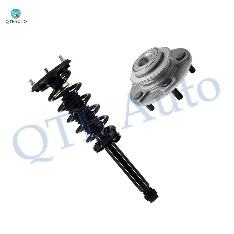Rear Quick Complete Strut-Coil Spring Assembly-Wheel Hub Bearing Assembly For 2001-2003 Nissan Maxima
