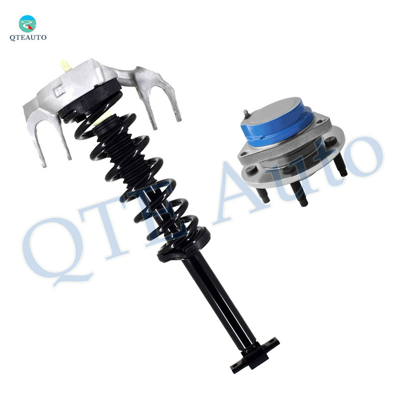 Front Left Quick Complete Strut-Coil Spring Assembly-Wheel Hub Bearing Assembly For 2003-2007 Cadillac CTS