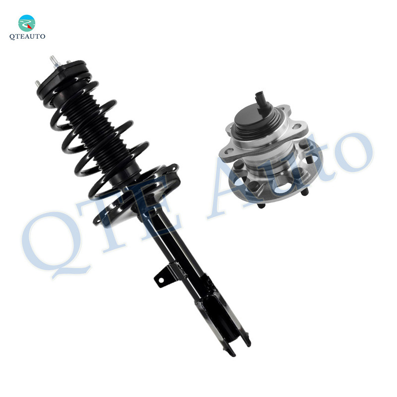 Rear Right Quick Complete Strut-Coil Spring Assembly-Wheel Hub Bearing Assembly For 2006 2007 Toyota Highlander