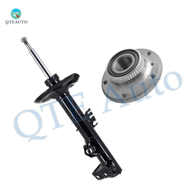 Front Left Suspension Strut Assembly-Wheel Hub Bearing Assembly For 1998 1999 BMW 323i