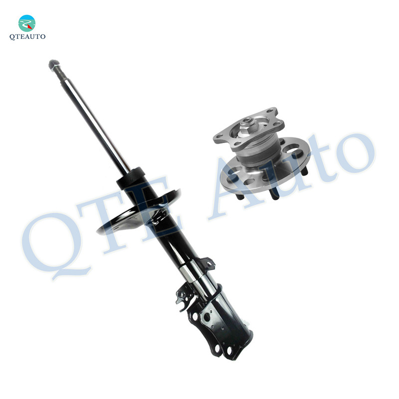Rear Left Suspension Strut Assembly-Wheel Hub Bearing Assembly For 1999-2003 Toyota Solara Non-ABS