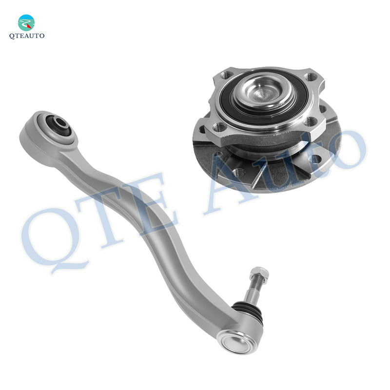 Front Right Lower Rearward Control Arm Ball Joint-Wheel Hub Bearing Assembly For 2004-2006 BMW 530I