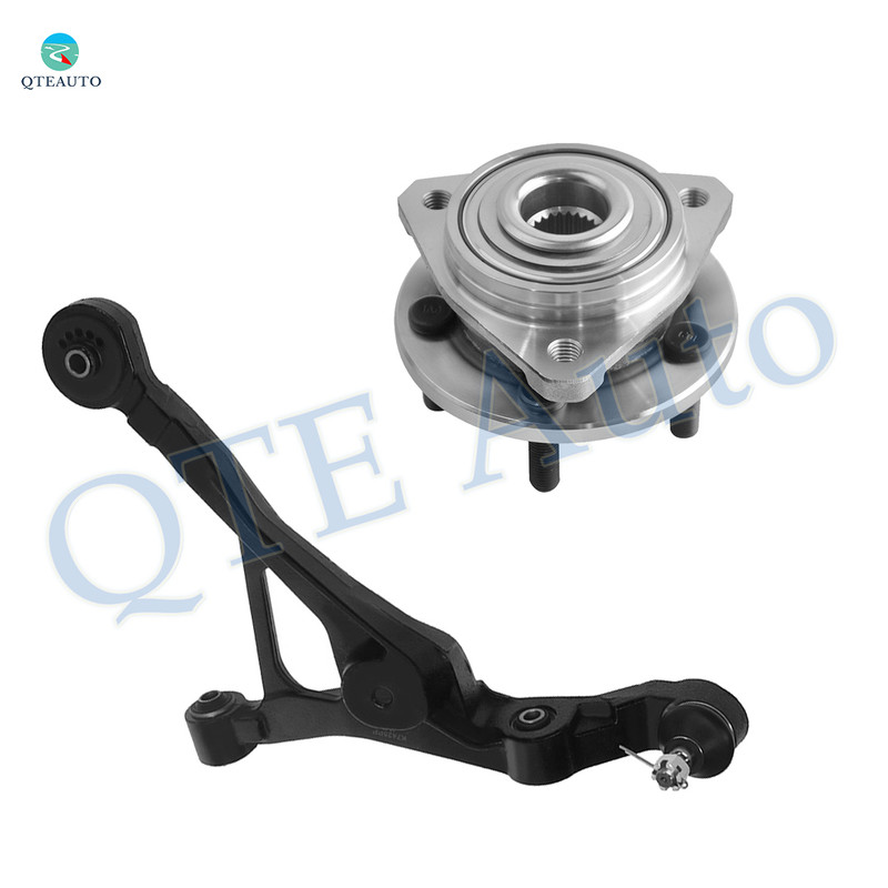 Front Left Lower Control Arm Ball Joint-Wheel Hub Bearing Assembly For 1995-2000 Chrysler Cirrus