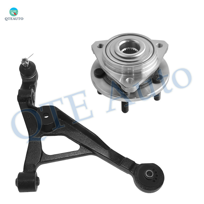 Front Right Lower Control Arm Ball Joint-Wheel Hub Bearing Assembly For 1995-2006 Dodge Stratus