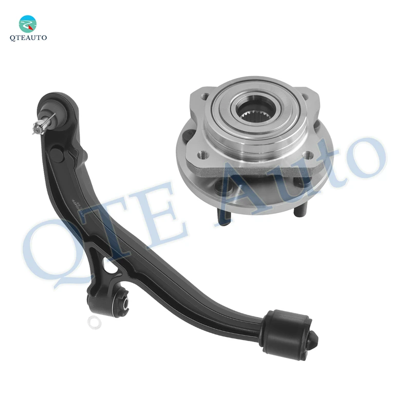 Front Right Lower Control Arm Ball Joint-Wheel Hub Bearing Assembly For 2001-2007 Chrysler Town & Country