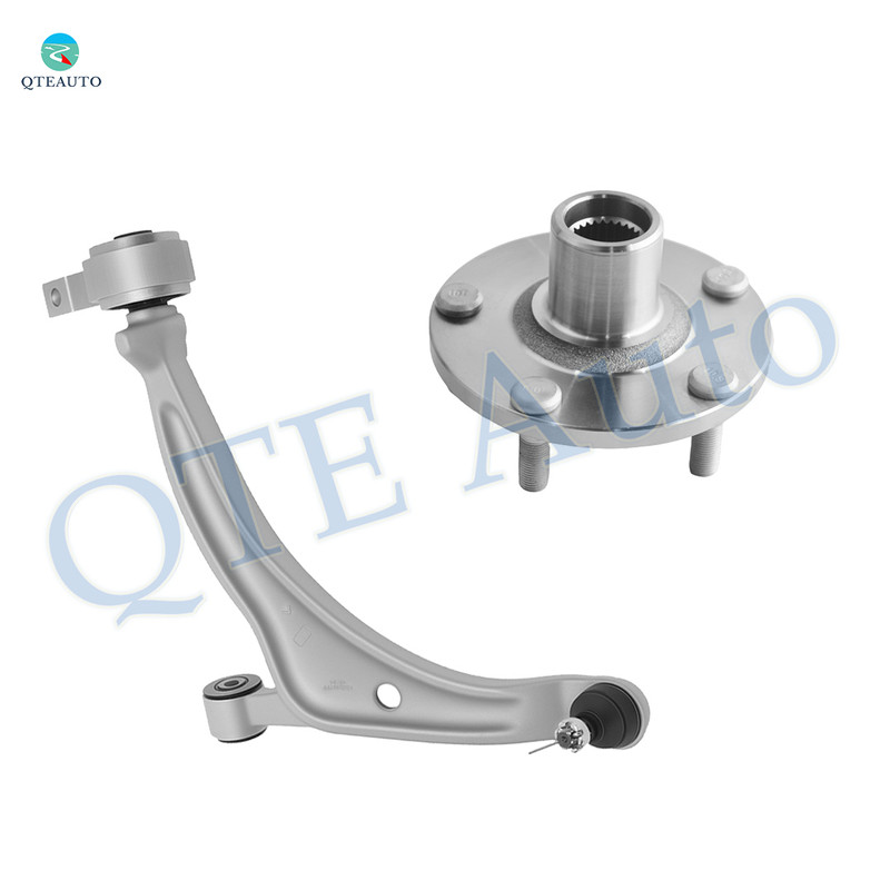Front Left Lower Control Arm Ball Joint-Wheel Hub Bearing Assembly For 2004-2008 Nissan Maxima