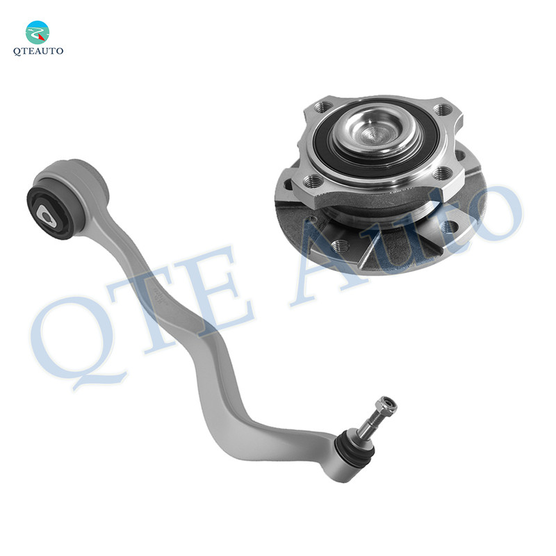Front Left Lower Forward Control Arm Ball Joint-Wheel Hub Bearing Assembly For 2004-2007 BMW 530I