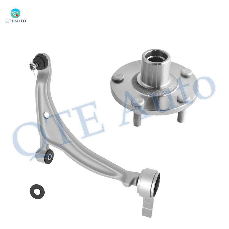 Front Right Lower Control Arm Ball Joint-Wheel Hub Bearing Assembly For 2004-2008 Nissan Maxima