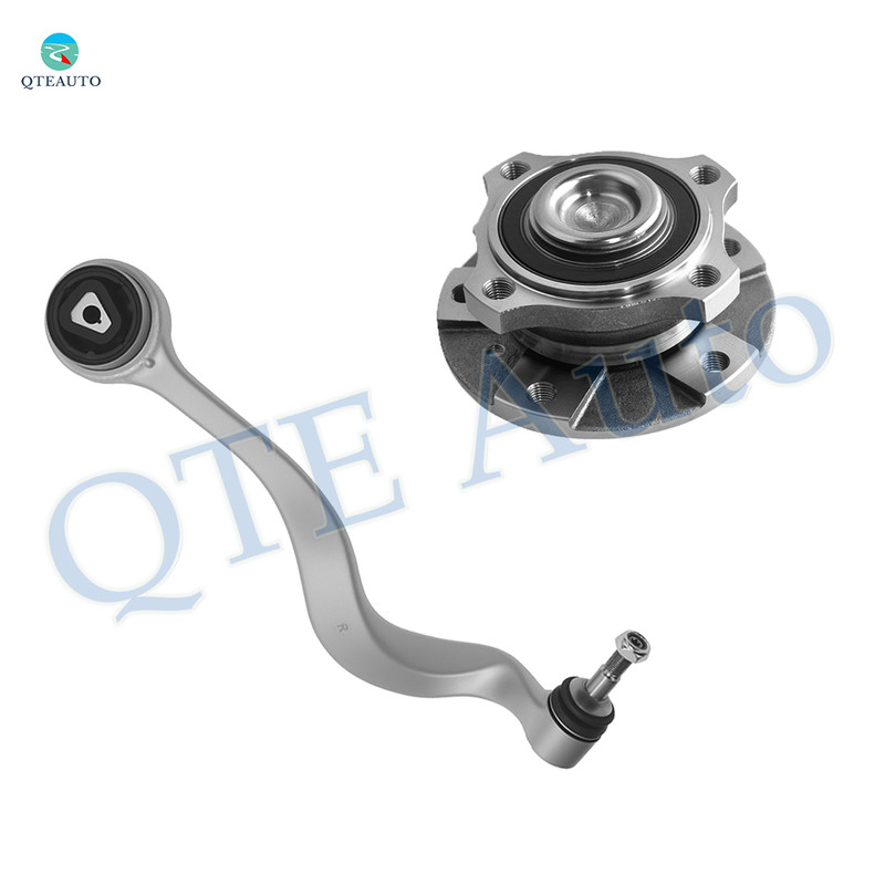 Front Right Lower Forward Control Arm Ball Joint-Wheel Hub Bearing Assembly For 2004 2005 BMW 545I