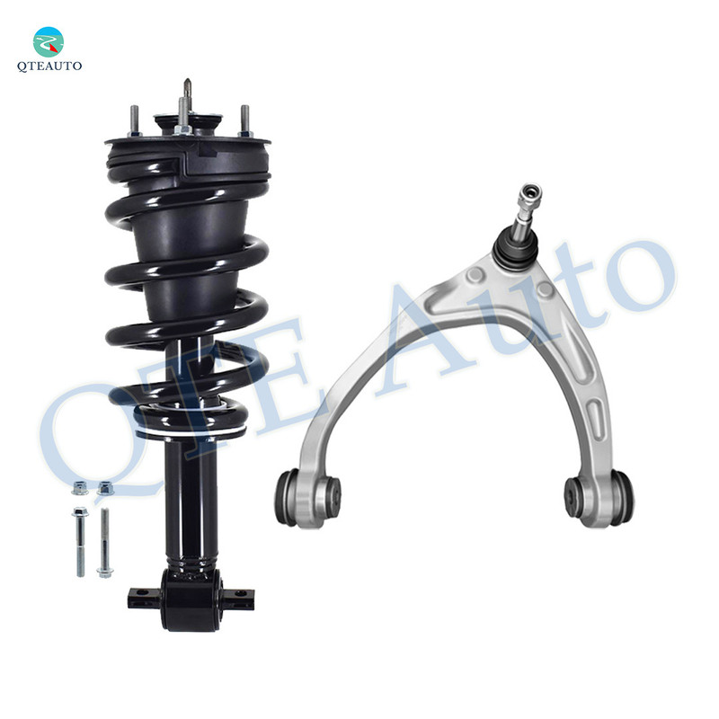 Front Left Upper Control Arm Ball Joint-Quick Complete Strut-Coil Spring Assembly For 2019 Chevrolet Silverado 1500 LD