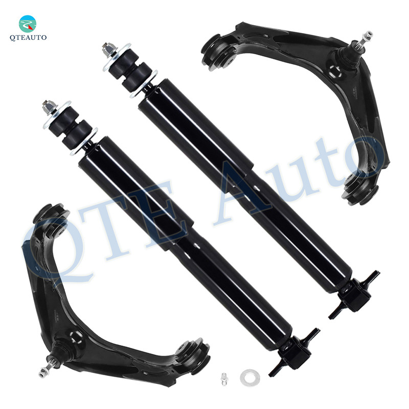 Set of 4 Front Upper Control Arm Ball Joint-Shock Absorber For 2001-2004 GMC Sierra 2500