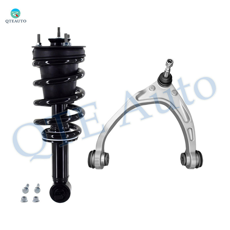 Front Left Upper Control Arm Ball Joint-Quick Complete Strut-Coil Spring Assembly For 2015-2020 Chevrolet Tahoe 4WD