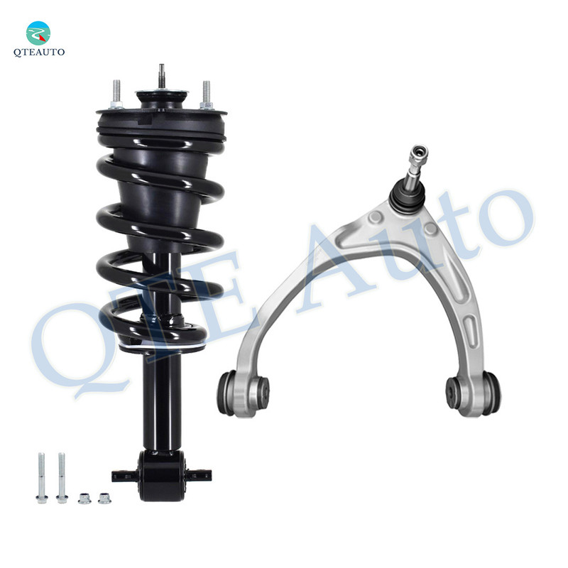Front Left Upper Control Arm Ball Joint-Quick Complete Strut-Coil Spring Assembly For 2019 Chevrolet Silverado 1500 LD 4WD