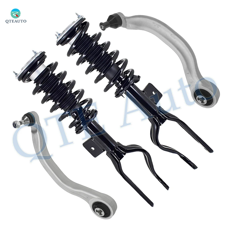 Set of 4 Front Lower Rearward Control Arm Ball Joint-Suspension Strut Assembly For 2020-2023 Tesla Y