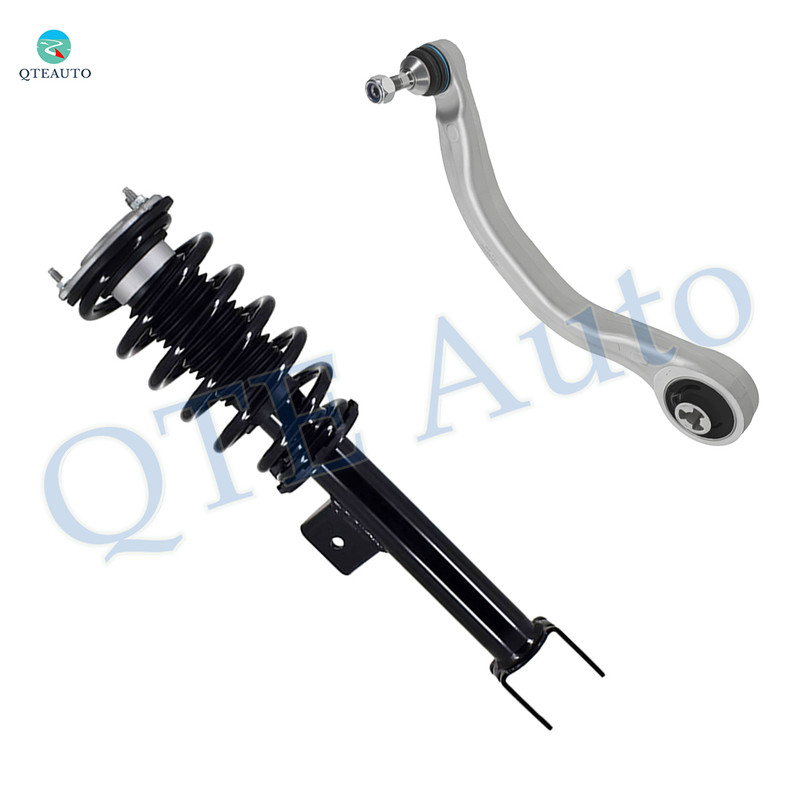 Front Left Lower Rearward Control Arm Ball Joint-Quick Complete Strut-Coil Spring Assembly For 2017-2023 Tesla 3