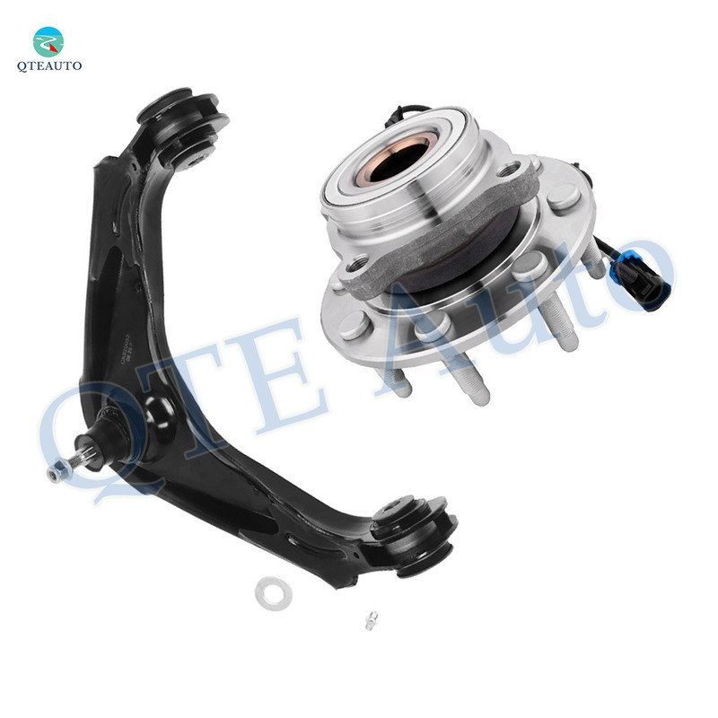 Front Upper Control Arm Ball Joint-Wheel Hub Bearing Assembly For 2001-2006 GMC Sierra 2500 HD 4WD