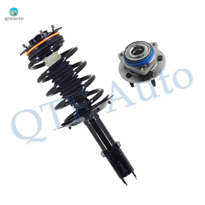 Front Quick Complete Strut-Coil Spring Assembly-Wheel Hub Bearing Assembly For 2003-2005 Chevrolet Venture