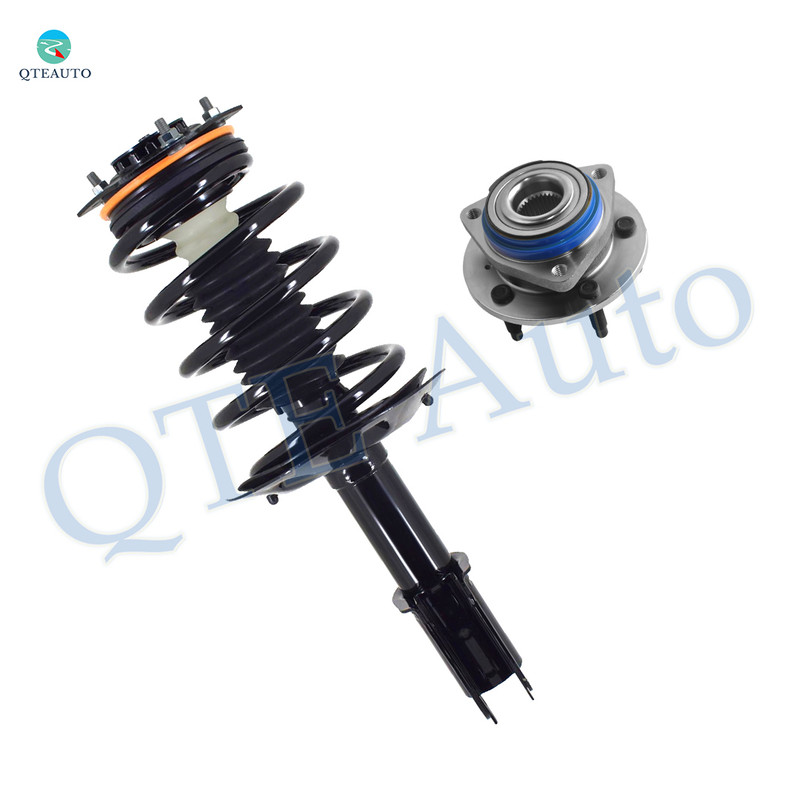 Front Quick Complete Strut-Coil Spring Assembly-Wheel Hub Bearing Assembly For 2003-2005 Pontiac Montana