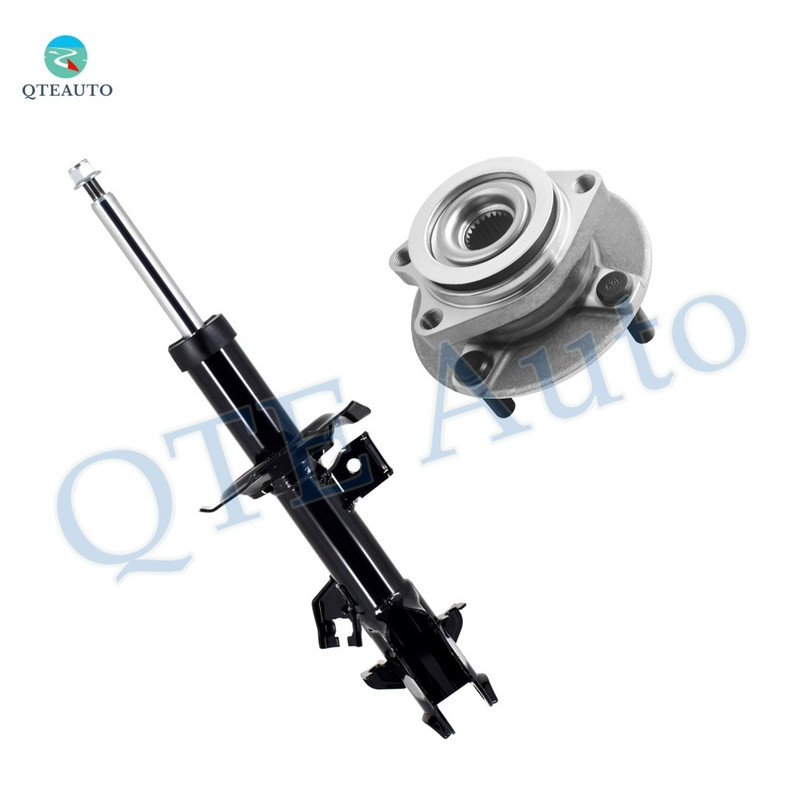 Front Left Suspension Strut Assembly-Wheel Hub Bearing Assembly For 2007-2011 Nissan Versa