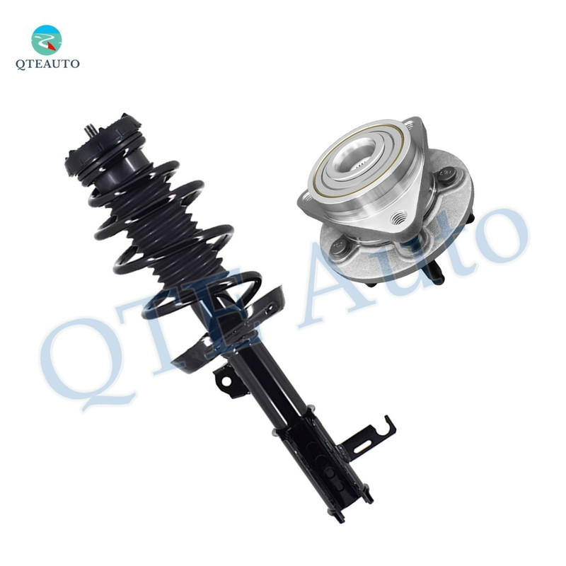 Front Right Quick Complete Strut-Coil Spring Assembly-Wheel Hub Bearing Assembly For 2016 Chevrolet Cruze Limited