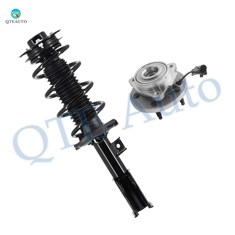 Front Left Quick Complete Strut-Coil Spring Assembly-Wheel Hub Bearing Assembly For 2012-2015 Chevrolet Captiva Sport
