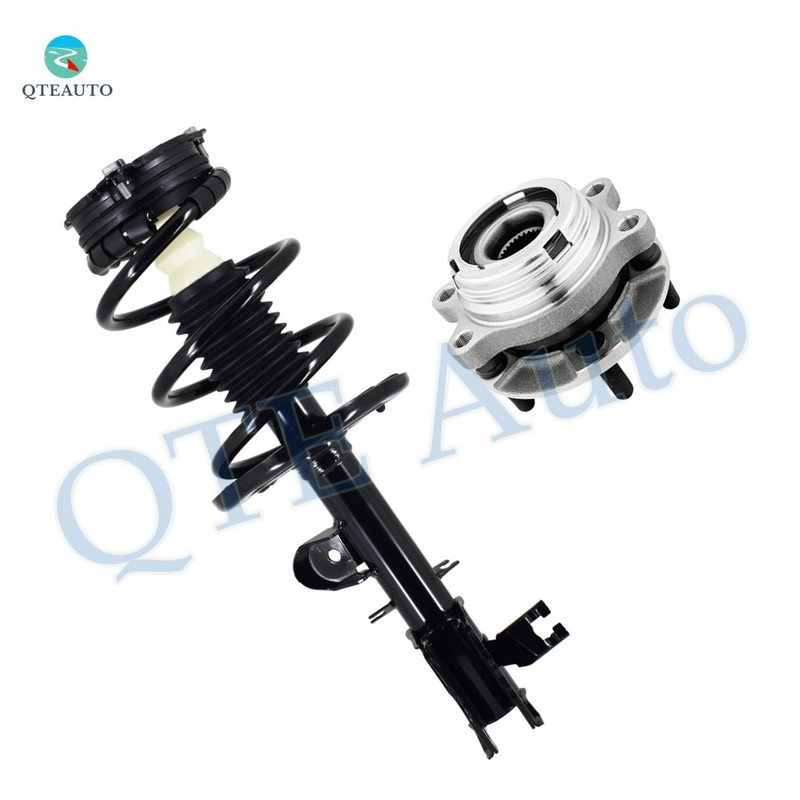 Front Right Quick Complete Strut-Coil Spring Assembly-Wheel Hub Bearing Assembly For 2016-2020 Infiniti QX60