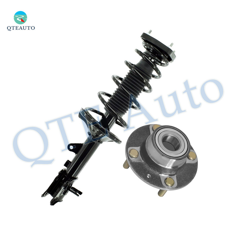 Rear Right Wheel Hub Bearing Assembly-Quick Complete Strut-Coil Spring Assembly For 2005 2006 KIA Spectra